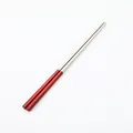 Modern square 304 stainless steel chopsticks with elegant red and silver finish - 304-Red Silver