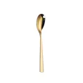Spiegelpolierter Suppenlöffel aus Edelstahl 304 in elegantem Gold mit langem Griff - Gold Hauptlöffel