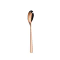 Polierter Dessertlöffel aus roségoldenem Edelstahl mit elegantem, schmalem Griff - Roségold Hauptlöffel
