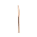 Minimalistisches Steakmesser aus 304 Edelstahl mit facettiertem Griff in Roségold - Roségold Messer