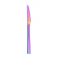 Regenbogenfarbenes Tafelmesser aus Edelstahl mit PVD-Beschichtung für Besteck - Irisierendes Messer