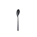 Minimalistischer Suppenlöffel aus mattschwarzem Edelstahl mit elegantem, langem Stiel - Schwarzer Teelöffel
