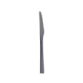 Modernes matt-dunkelgraues Steakmesser aus 304 Edelstahl mit schlichtem, modernem Design - Schwarzes Messer
