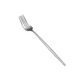 Modern minimalist silver polished stainless steel dinner fork with a sleek long handle - Portuguese Steel Color - Large Fork