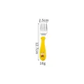 Yellow kids cartoon duck fork made of 304 stainless steel, size 12.7cm by 2.5cm - Yellow Fork