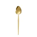 Cuillère à café minimaliste en acier inoxydable 304 avec finition miroir dorée - Cuillère à Thé Dorée 304