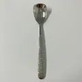 Cucchiaino da caffè in acciaio inox 304 martellato con manico antiscivolo argento - Argento