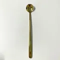 Elegant gold 304 stainless steel long-handle stirring spoon with a mirror finish - Mirrored / Iced Round Spoon / Gold