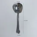 Cuillère de service en acier inoxydable 304 poli, 21,2 cm avec fini miroir - Style 081 Cuillère de Service
