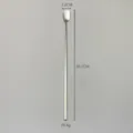 Cuillère à mélange de 30 cm en acier inoxydable 316 avec long manche pour le café - Cuillère à Mélanger Tête Carrée (30.1CM)