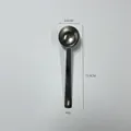Cuillère doseuse en acier inoxydable 304 poli avec long manche de 15,9 cm de long - Style Grande Capacité