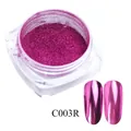 Metalen roze-paars chroom nagelpoeder C003R met reflecterende spiegelende afwerkingen - Magenta Paars (C003R) / Roze Paars