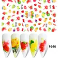 Adesivi per nail art con frutta fresca e motivi anguria e fragola modello F646 - Frutta Fresca Acquerello (F646)