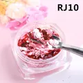 Paillettes esagonali rosa per unghie in barattolo con applicatore per nail art fai-da-te - Stile Esagonale Rosa (RJ10)