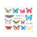 Adesivi per unghie con farfalle colorate in vari stili per decorazione manicure - Stile Farfalla Realistica (STZ-989)