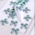 Fiocchi 3D opachi blu nebbia in resina per decorazione unghie e nail art fai-da-te - Blu Polvere (XR07)