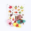 Adesivi per unghie STZ-857 con foglie d'acero autunnali per nail art a tema - Stile Foglie d'Autunno (STZ857)
