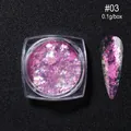 Polvere glitter olografica Aurora Opal #03 in contenitore da 0,1g per nail art camaleonte - Polvere di Opale in Bottiglia OB03