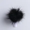 Pompon nero magnetico per nail art con una consistenza morbida e molto soffice - Nero