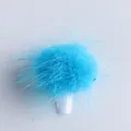 Pompon magnetico blu cielo per nail art con base staccabile per decorazione unghie - Blu