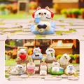 Siamese cat resin figurines set featuring 8 regular styles and 1 hidden style - 0307lazy Cat Box 8 / Full Box Set