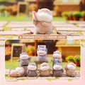 Figurines capybara floquées mignonnes en boîte mystère avec 8 modèles et 1 secret - Castor bûcheron (0306) / 1 Pièce (Style aléatoire)