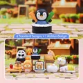 Cute sushi-themed animal fridge magnet blind box set featuring 8 regular and 1 hidden style - 0296 Cute Story Cooking Box 8 / Full Box Set