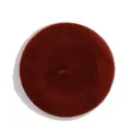 Classic kids wool beret hat in burgundy red color shown from top view on white background - Kids 48-52CM / Brown