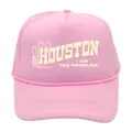 Cappellino trucker Houston rosa con retro in rete e grafica cactus per esterno - Adulto - Regolabile / Tutto Rosa
