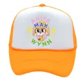 Casquette trucker Anita Max Wynn orange et blanche avec motif imprimé et filet - Fille - Orange Blanc
