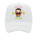 Casquette trucker Anita Max Wynn blanche avec filet et motifs de dessin animé - Garçon - Tout Blanc