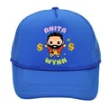 Casquette trucker bleue avec imprimé cartoon Drake Anita Max Wynn et dos en filet - Garçon - Tout Bleu Royal