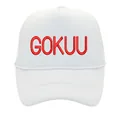 Gorra trucker GOKUU bordada para hombre con rejilla roja transpirable para protección solar - M / Todo Blanco