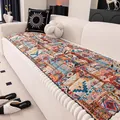 American pastoral thick non-slip sofa cushion with bohemian ethnic mosaic patterns - 70x70 / Red Flame