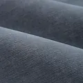 Copridivano in ciniglia grigio antracite con moderna trama micro-nervata per ogni stagione - 30x50 Federa Lombare / Grigio