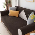 Copridivano impermeabile in marrone scuro e beige con motivo geometrico per animali - 70x70 / Marrone