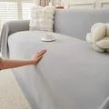 Light gray thickened corduroy sofa cover with waterproof cat-proof fabric texture - 180*130 / Light Gray