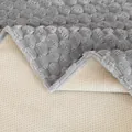 Grey plush sofa cover with 3D bubble texture and anti-slip backing for protection - Upgraded Anti-slip Turtle Back Velvet / 180x90 / Light Gray
