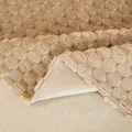 Winter plush camel sofa cover with textured pineapple fleece and non-slip backing - Upgraded Anti-slip Turtle Back Velvet / 180x90 / Camel
