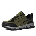 Wasserdichte Outdoor Herren Wanderschuhe in Olivgrün mit rutschfester Sohle für Winter - 36 / Armeegrün