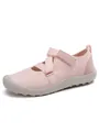 Pink quick-dry water shoes with cross straps and non-slip rubber soles for women - 38 / Mary Jane Mesh Shoes (R-298) / Pink