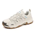 Outdoor wandelschoenen in gebroken wit en grijs met duurzame antislip rubberen zolen - EU 36 / Beige