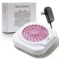 Leistungsstarker Nagelstaubsauger mit rosa Gitter und US-Stecker für Maniküre. - SY-002-US-Stecker-Rosérot / Weiß Rosérot
