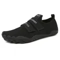 Zapatos de agua negros con parte superior de punto y correas de velcro dobles - 35 / Negro