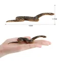 Realistic 13cm green anaconda snake model toy for wildlife education and display - Green Anaconda