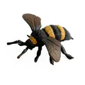 Modello realistico di bombo giocattolo con texture dettagliate su sfondo bianco - Ape