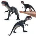Detailed Monolophosaurus dinosaur toy figurine with realistic scale and red crest detail - Dilophosaurus Model (124-111)