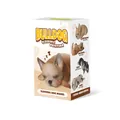 French Bulldog sleeping position PVC figure model in lifelike brown finish - Single Sleeping Dog Style