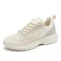 Beige lichtgewicht ademende mesh hardloopschoenen met dikke EVA-zool voor dames - 35 / Beige