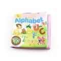 Soft alphabet cloth book for babies featuring colorful letters and cartoon illustrations - Alphabet Cognition (886-1D)
